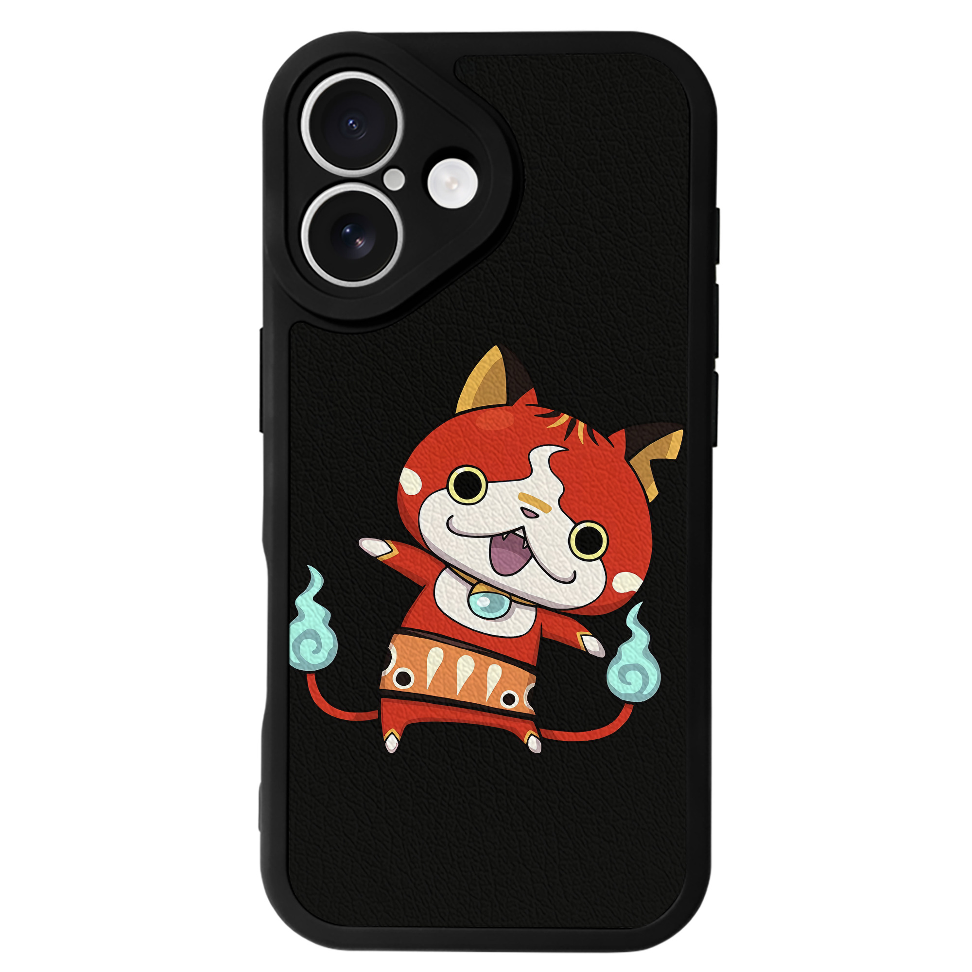 （画像用） 妖怪ウォッチ Yo-kai Watch 【iPhone 16シリーズ対応】シリコンスマホケース（レザー調） 材質：シリコン